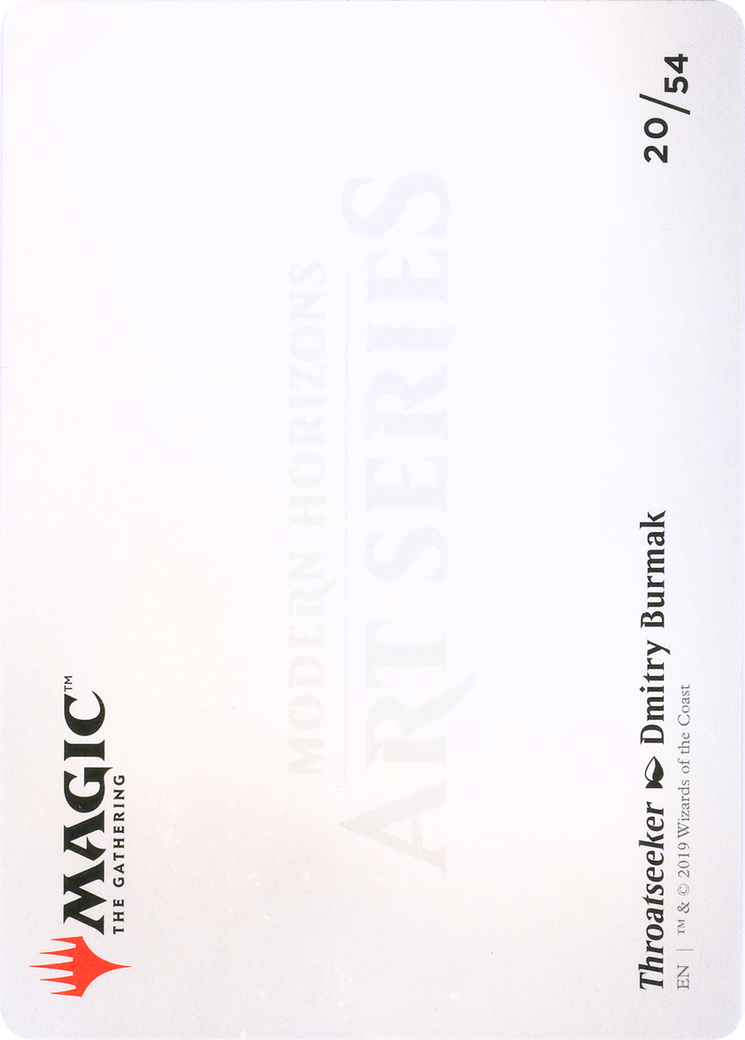 Throatseeker // Throatseeker (AMH1-020) - Modern Horizons Art Series (Borderless)-2