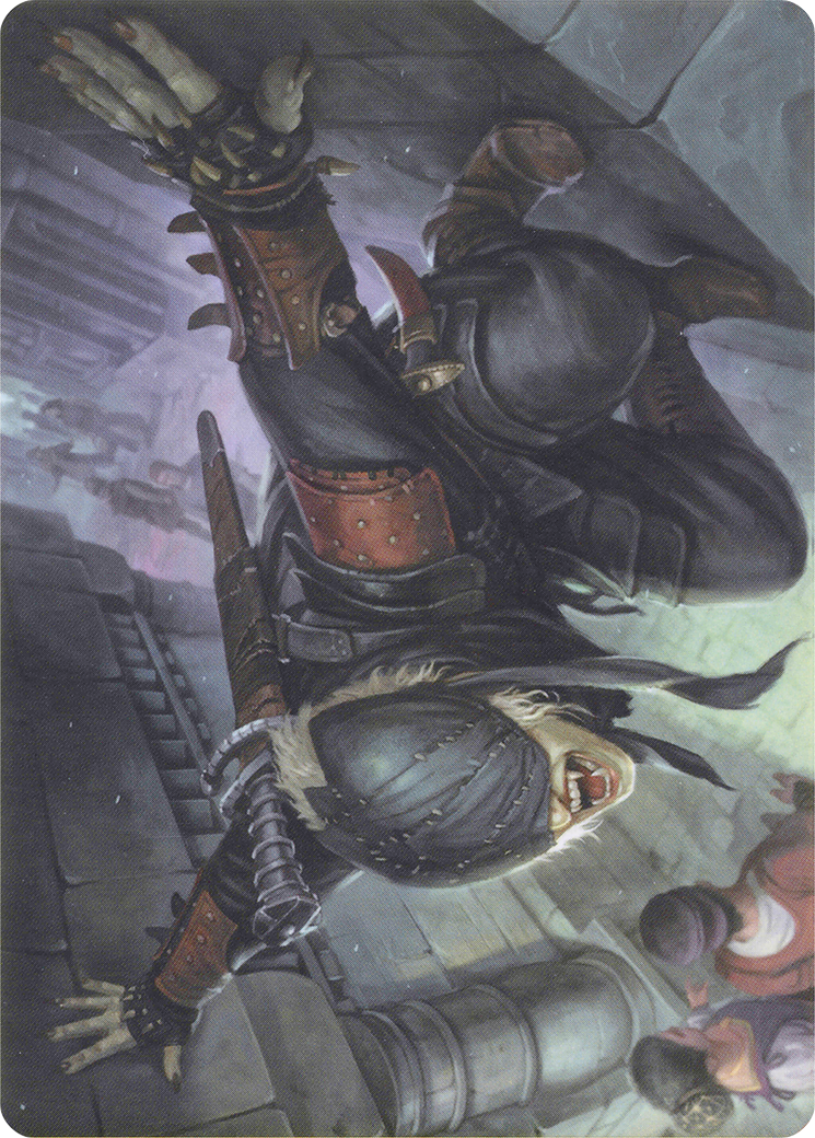 Throatseeker // Throatseeker (AMH1-020) - Modern Horizons Art Series (Borderless)-3