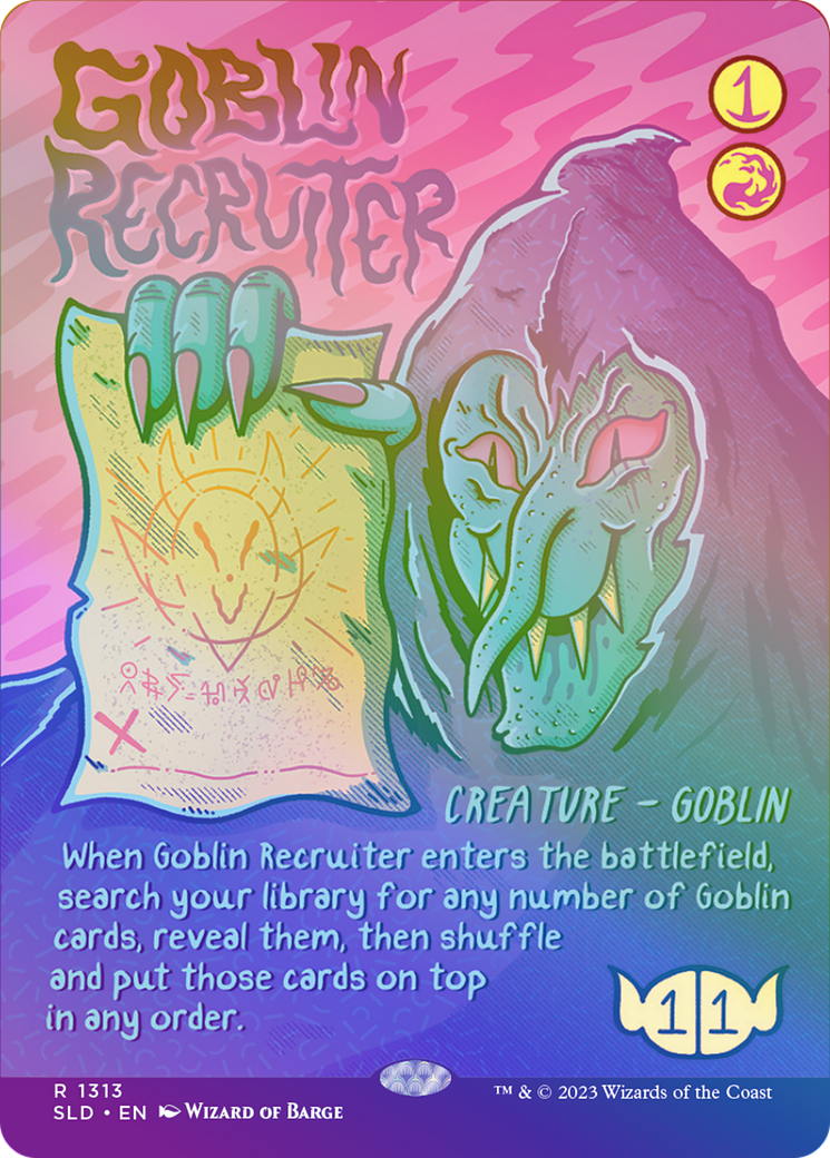 Goblin Recruiter (Rainbow Foil) [Secret Lair Drop Series]-1