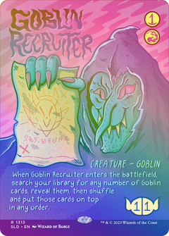 Goblin Recruiter (Rainbow Foil) [Secret Lair Drop Series]-1