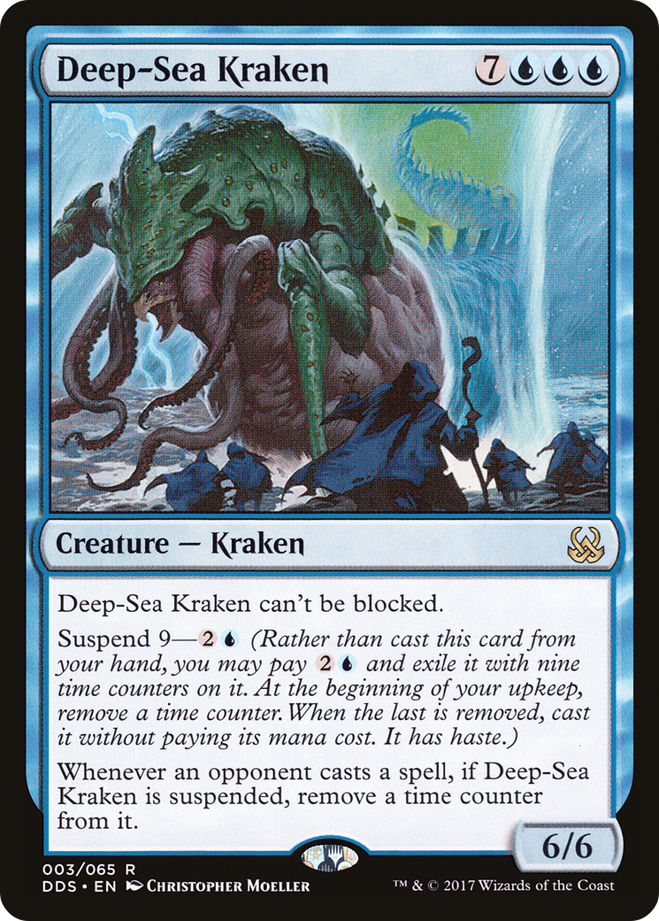 Deep-Sea Kraken [Duel Decks: Mind vs. Might]-1