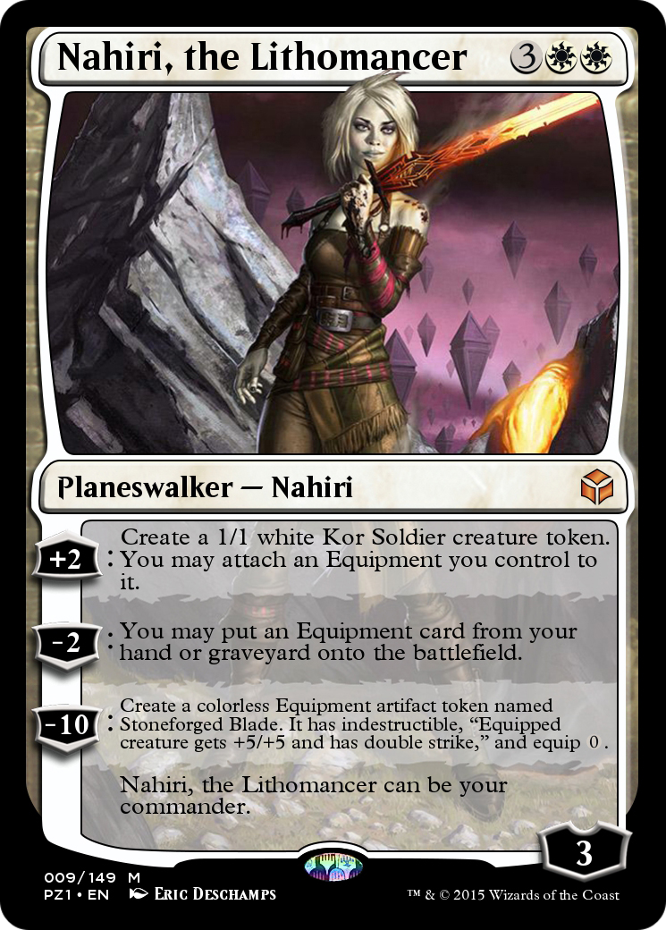 Nahiri, the Lithomancer (PZ1-009) - Legendary Cube Prize Pack Foil-1