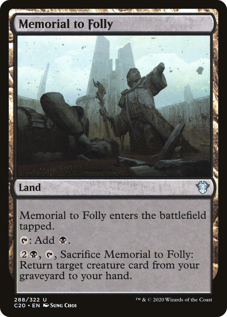 Memorial to Folly [Commander 2020]-1