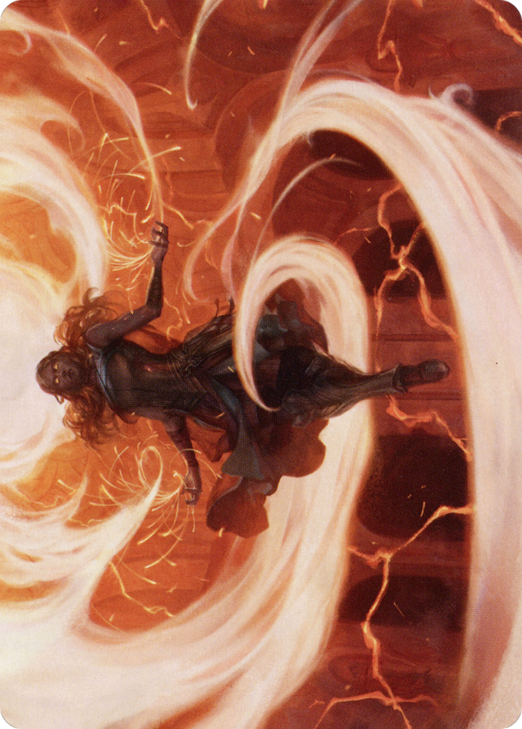Crackle with Power // Crackle with Power (ASTX-012) - Strixhaven Art Series (Borderless)-3