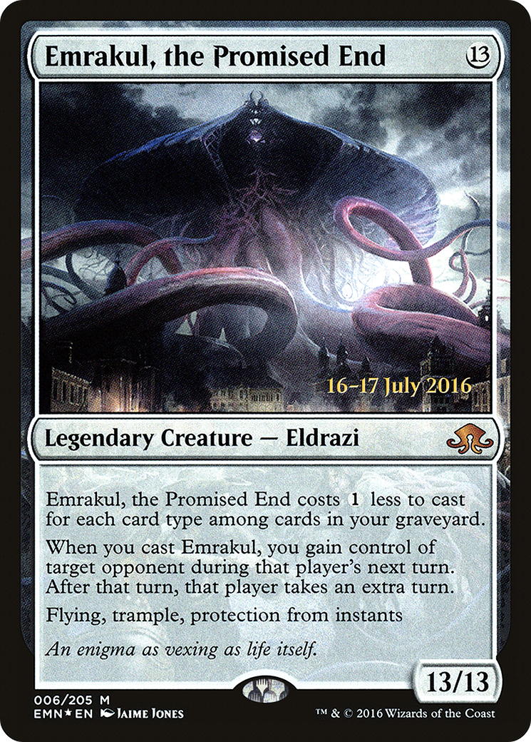 Emrakul, the Promised End [Eldritch Moon Prerelease Promos]-1