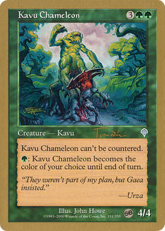 Kavu Chameleon - 2001 Jan Tomcani (INV) (SB) (WCD-) - World Championship Decks 2001-1