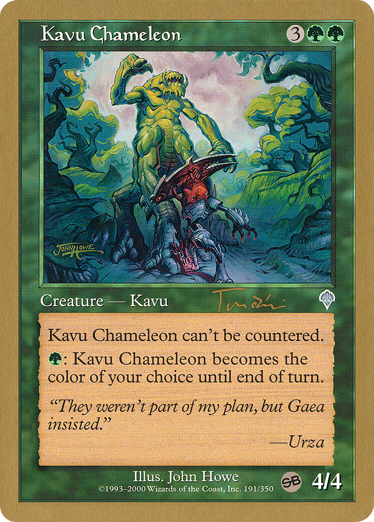 Kavu Chameleon - 2001 Jan Tomcani (INV) (SB) (WCD-) - World Championship Decks 2001-1