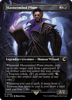 Mastermind Plum (Borderless) [Ravnica: Clue Edition]-1