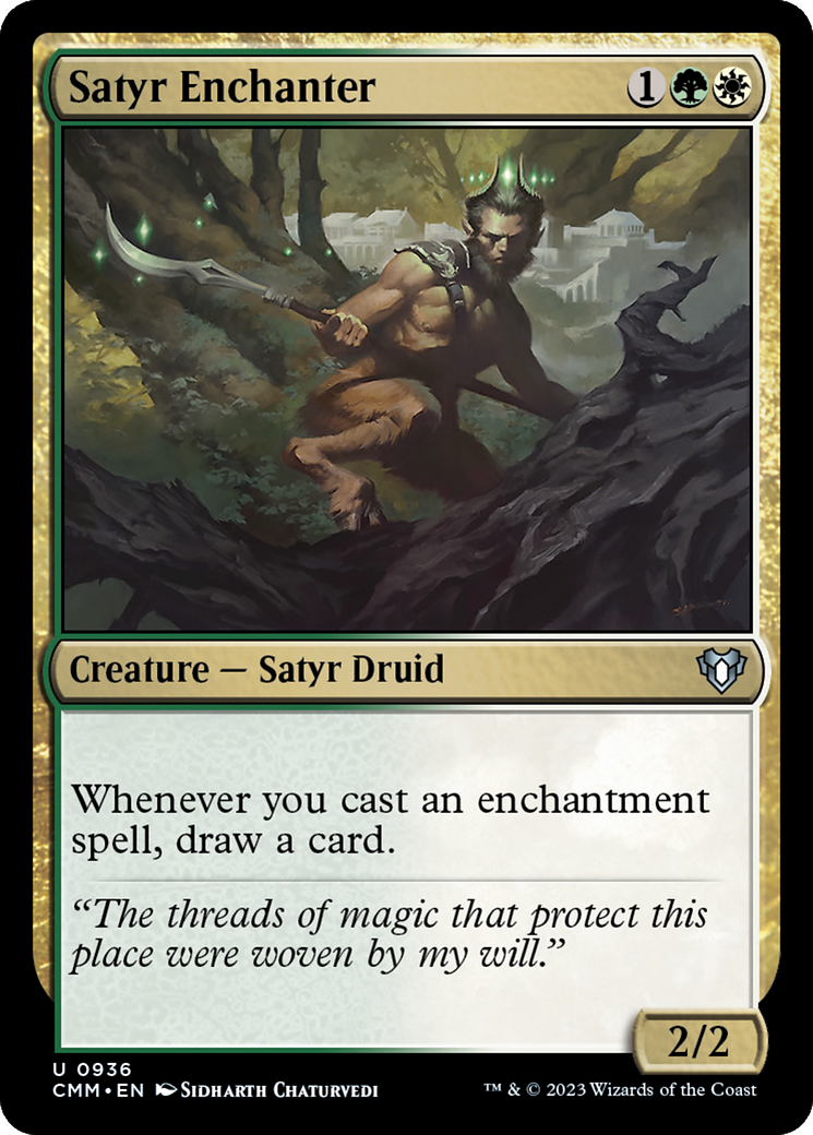 Satyr Enchanter [Commander Masters]-1