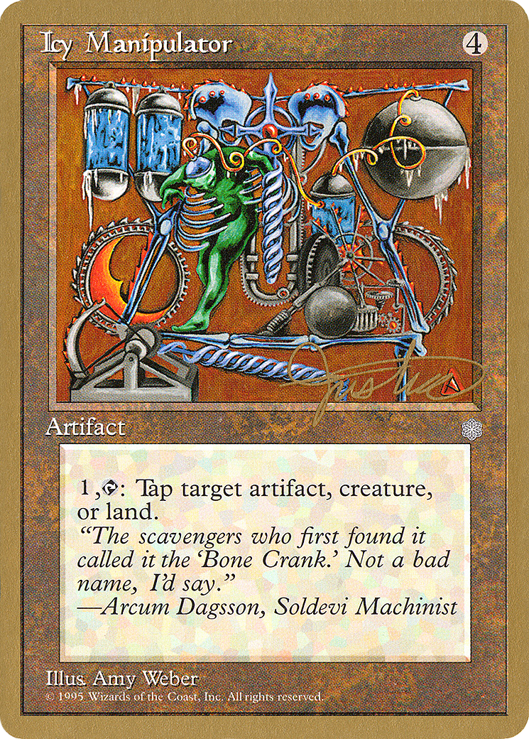 Icy Manipulator - 1996 Mark Justice (ICE) (WCD-) - Pro Tour Collector Set-1