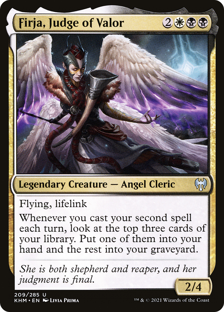Firja, Judge of Valor [Kaldheim]-1