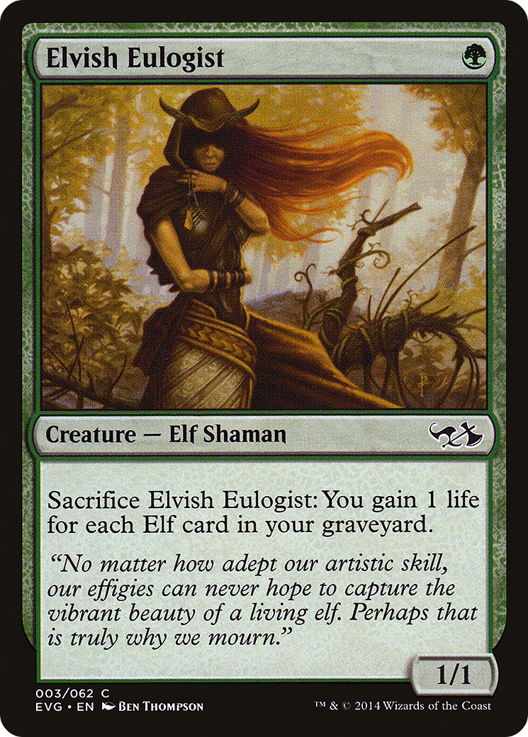 Elvish Eulogist (Elves vs. Goblins) [Duel Decks Anthology]-1