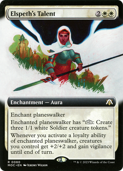 Elspeth's Talent (Extended Art) [March of the Machine Commander]-1