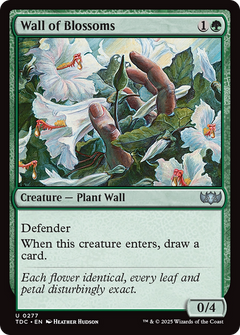 Wall of Blossoms (TDC-277) - Commander: Tarkir: Dragonstorm-1