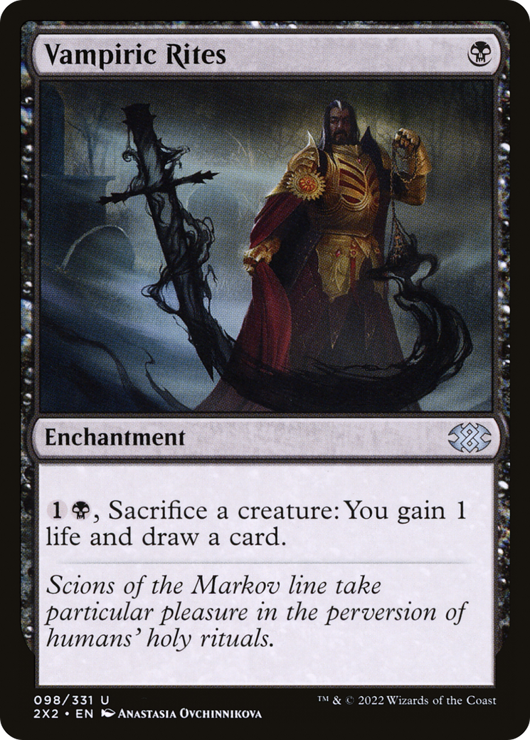 Vampiric Rites (2X2-098) - Double Masters 2022-1