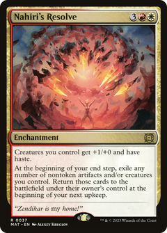 Nahiri's Resolve [March of the Machine: The Aftermath]-1