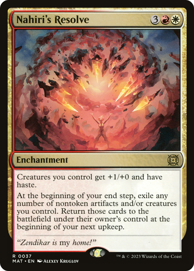 Nahiri's Resolve [March of the Machine: The Aftermath]-1