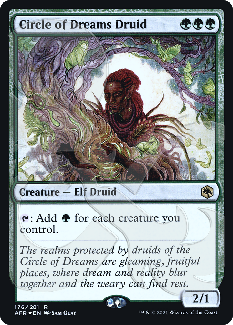 Circle of Dreams Druid (Ampersand Promo) [Dungeons & Dragons: Adventures in the Forgotten Realms Promos]-1