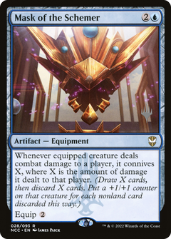 Mask of the Schemer (Promo Pack) [Streets of New Capenna Commander Promos]-1