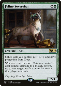 Feline Sovereign (Promo Pack) [Core Set 2021 Promos]-1