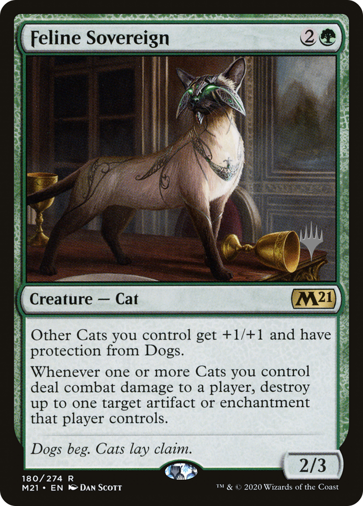Feline Sovereign (Promo Pack) [Core Set 2021 Promos]-1