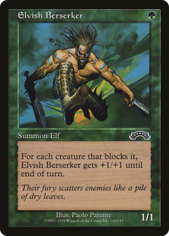 Elvish Berserker [Exodus]-1
