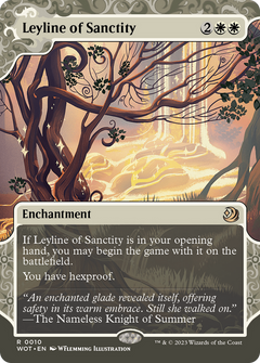 Leyline of Sanctity [Wilds of Eldraine: Enchanting Tales]-1