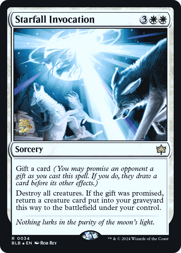 Starfall Invocation [Bloomburrow Prerelease Promos]-1