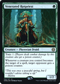 Venerated Rotpriest (PRE-192) - Phyrexia: All Will Be One Promos Foil-1