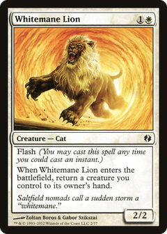 Whitemane Lion (DDI-002) - Duel Decks: Venser vs. Koth-1