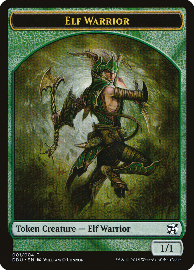 Elf Warrior Token [Duel Decks: Elves vs. Inventors Tokens]-1
