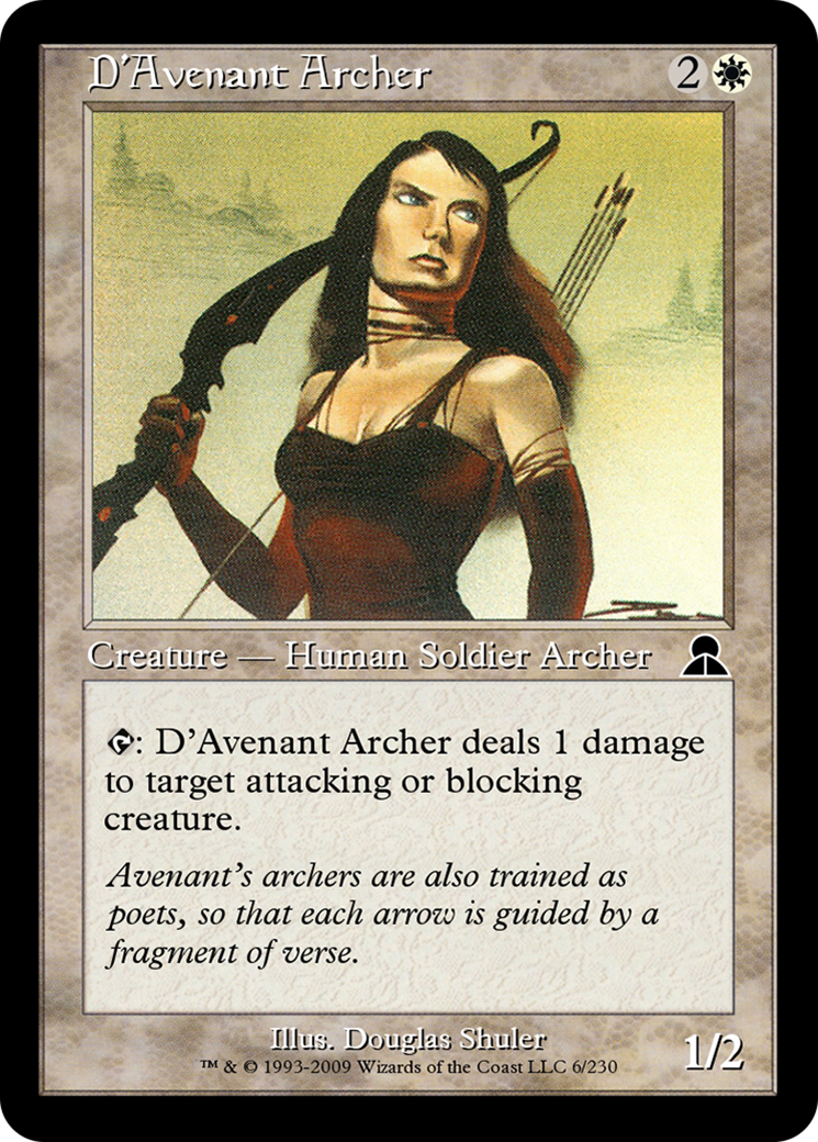 D'Avenant Archer (ME3-006) - Masters Edition III Foil-1