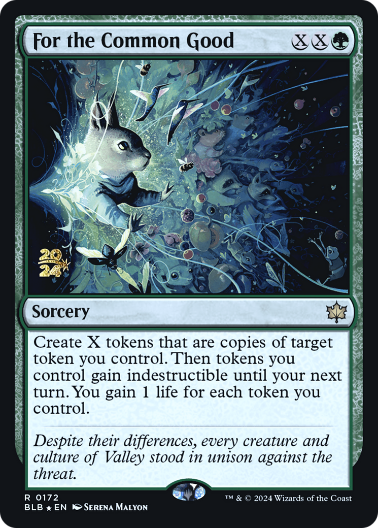 For the Common Good [Bloomburrow Prerelease Promos]-1