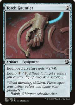 Torch Gauntlet (KLD-237) - Kaladesh Foil-1