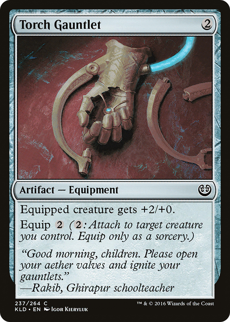 Torch Gauntlet (KLD-237) - Kaladesh Foil-1
