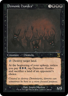 Demonic Hordes (ME4-076) - Masters Edition IV Foil-1