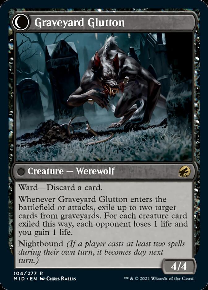 Graveyard Trespasser // Graveyard Glutton [Innistrad: Midnight Hunt]-2