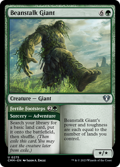 Beanstalk Giant // Fertile Footsteps [Commander Masters]-1