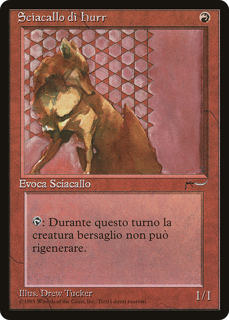 Hurr Jackal (Italian) - "Sciacallo di hurr" (REN-) - Rinascimento-1