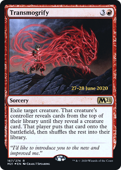 Transmogrify (PRE-167) - Core Set 2021 Promos Foil-1
