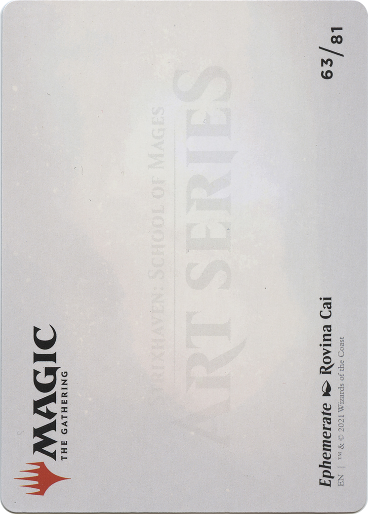 Ephemerate // Ephemerate (ASTX-063) - Strixhaven Art Series (Borderless) Foil-2