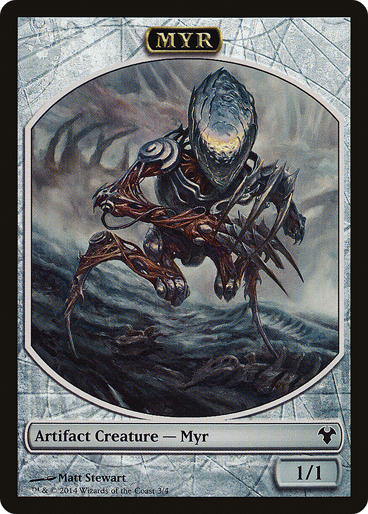 Myr // Spirit Double-Sided Token [Modern Event Deck 2014 Tokens]-5