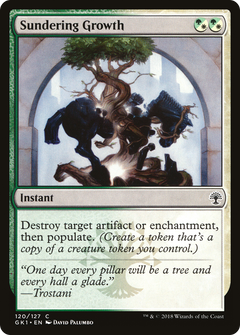 Sundering Growth [Guilds of Ravnica Guild Kit]-1