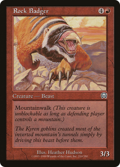 Rock Badger [Mercadian Masques]-1