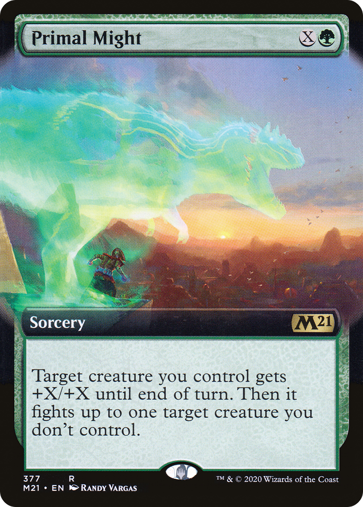 Primal Might (Extended Art) [Core Set 2021]-1