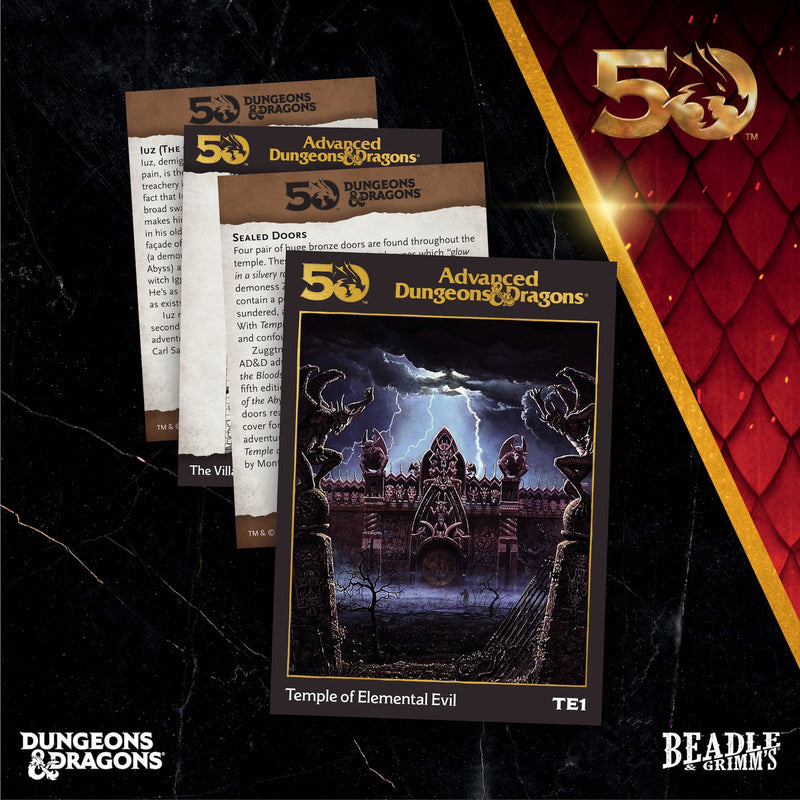 Beadle & Grimm's Classic Module Collection The Temple of Elemental Evil Dice & Accessories Set D&D