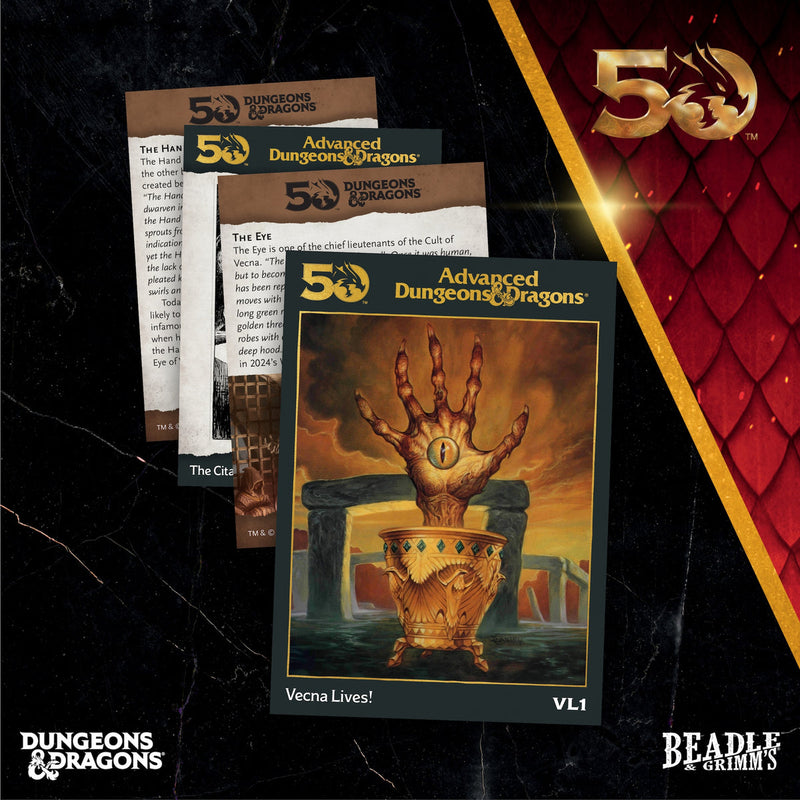 Beadle & Grimm's Classic Module Collection Vecna Lives Dice & Accessories Set D&D 50th