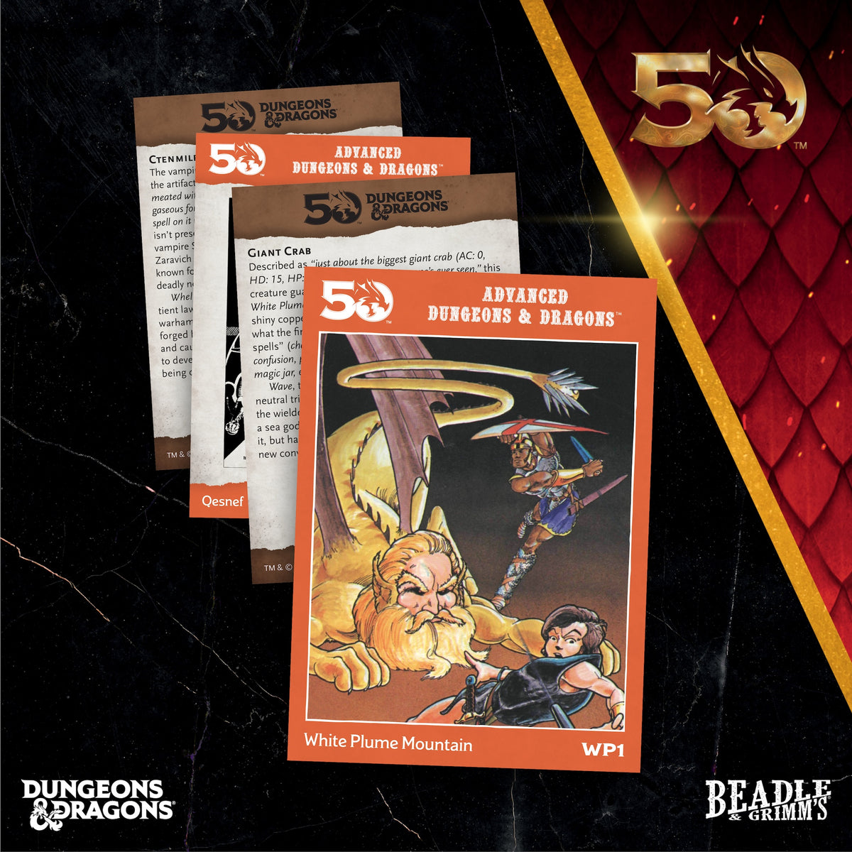 Beadle & Grimm's Classic Module Collection White Plume Mountain Dice & Accessories Set D&D 50th