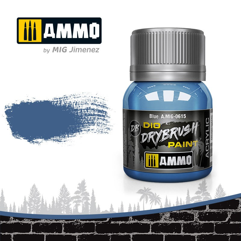 Ammo by MIG -  Drybrush - Blue