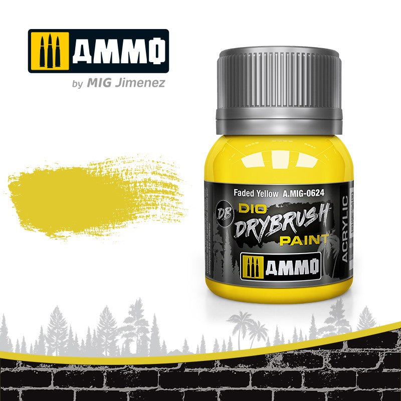 Ammo by MIG -  Drybrush - Faded Yellow
